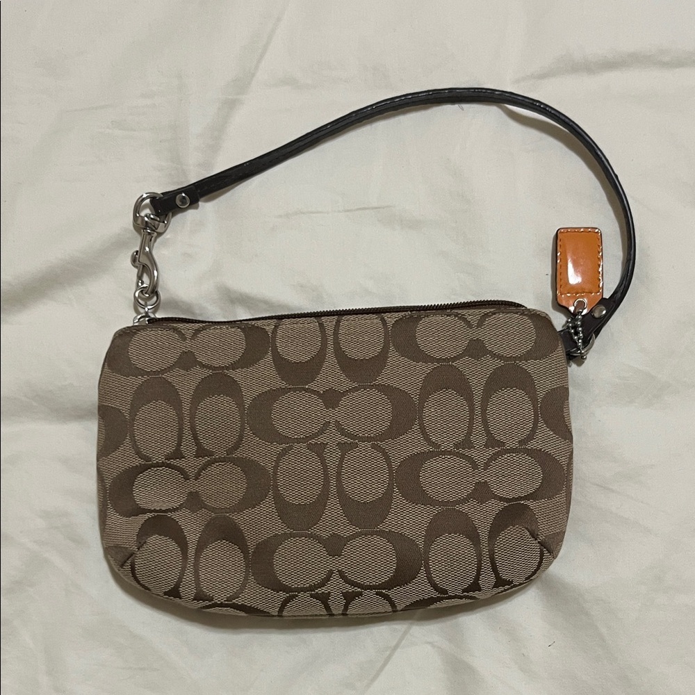 Coach Patterned Wristlet - Picture 2 of 3